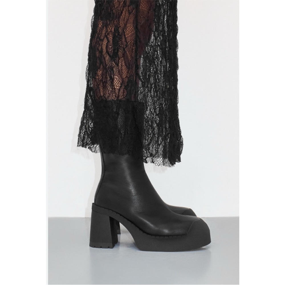 Miista Black Heeled Boots